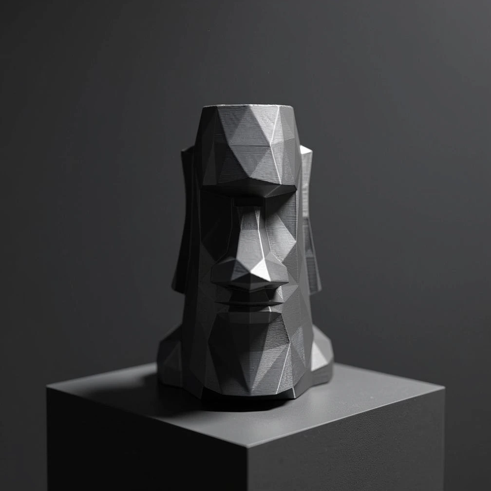 The Maoi in Silver